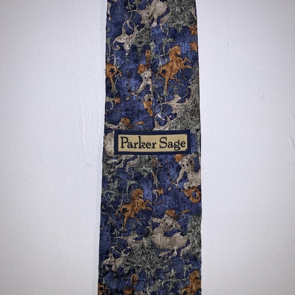 Parker Sage Silk Tie - Picture 2 of 2